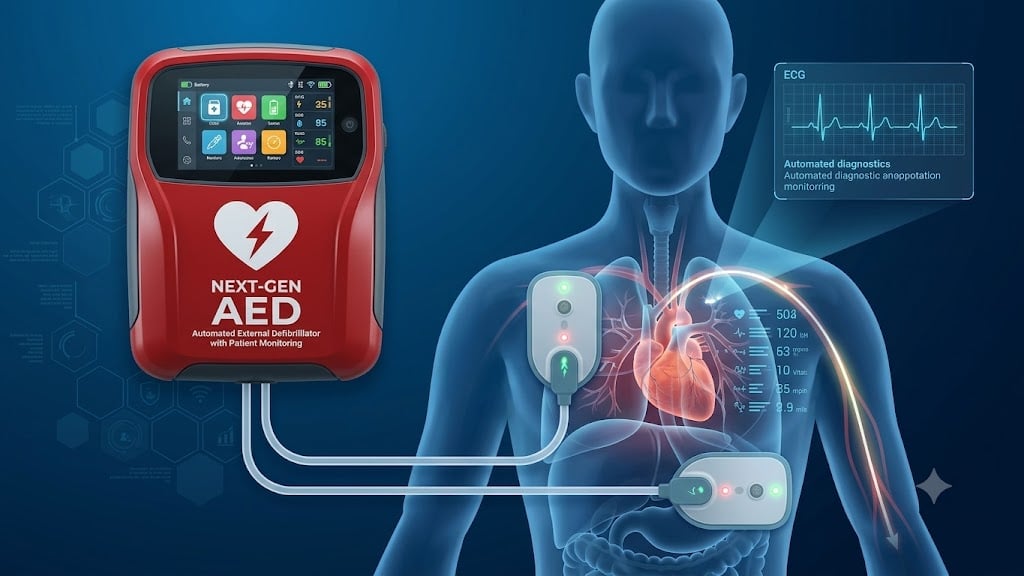automated external defibrillator