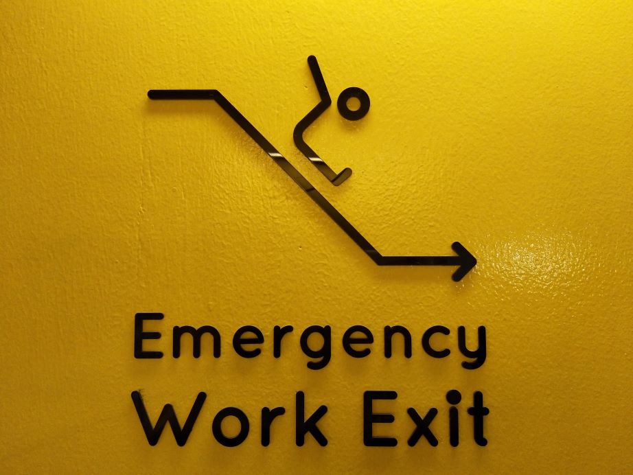 emergency work exit 