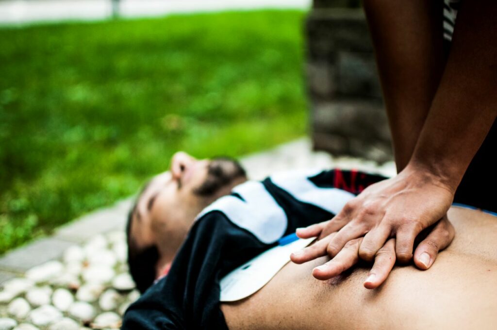 Traditional CPR involves chest compressions and mouth to mouth