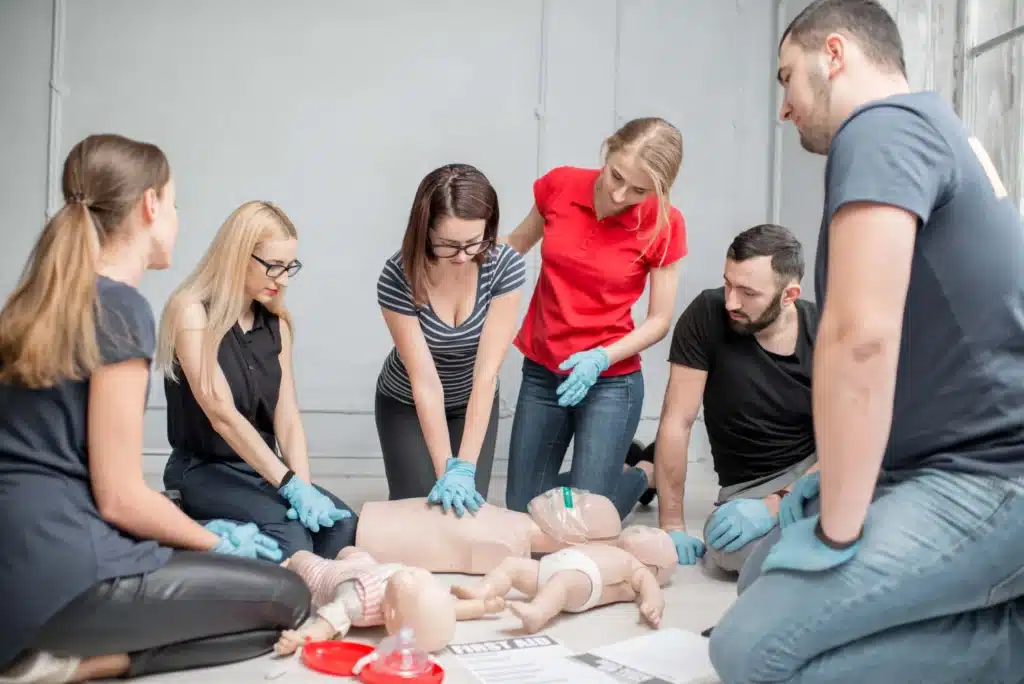 First aid and CPR training course