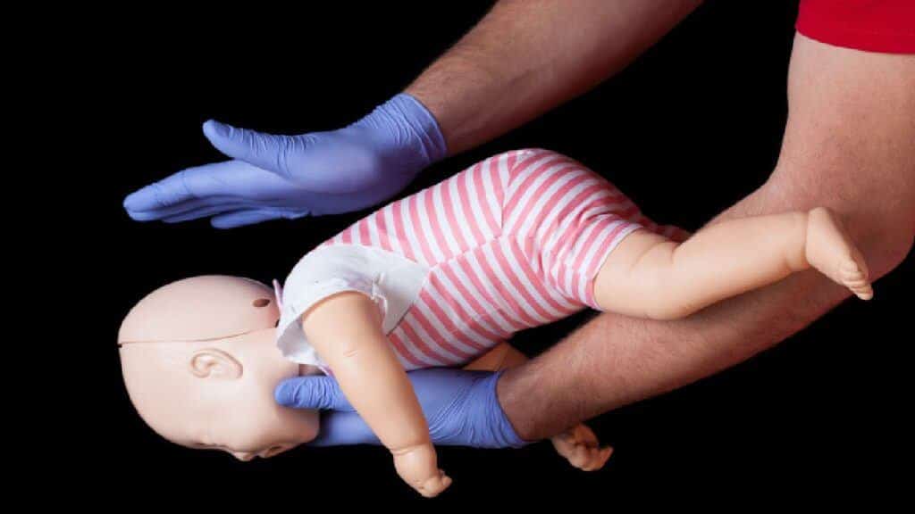 choking first aid for infants