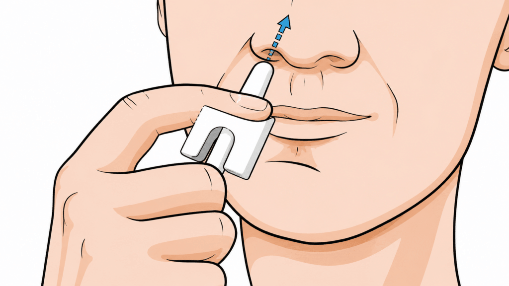 Neffy spray - sprayed into nostril