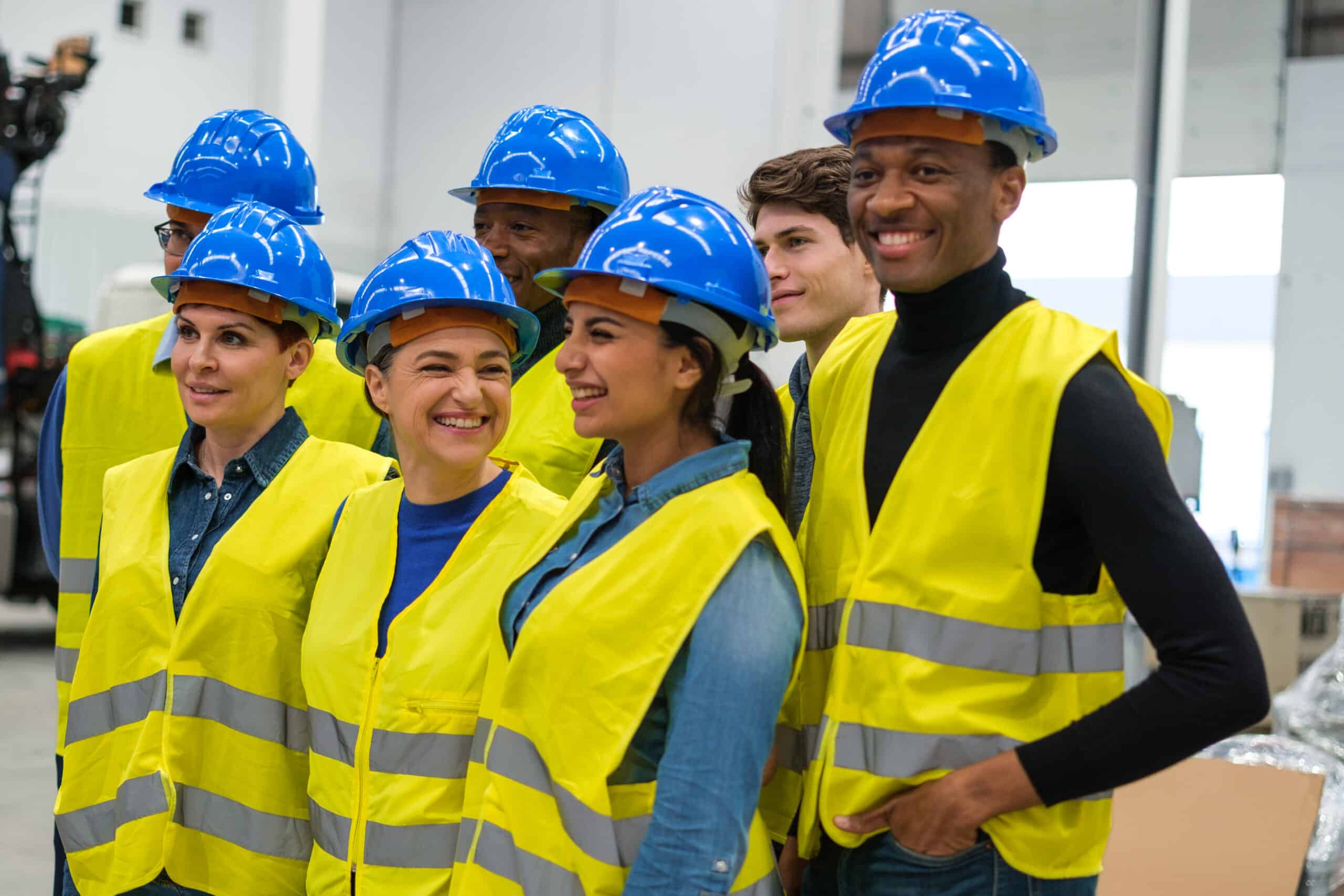 National Skills Week - 2026 - side view photo of group of workers in factory