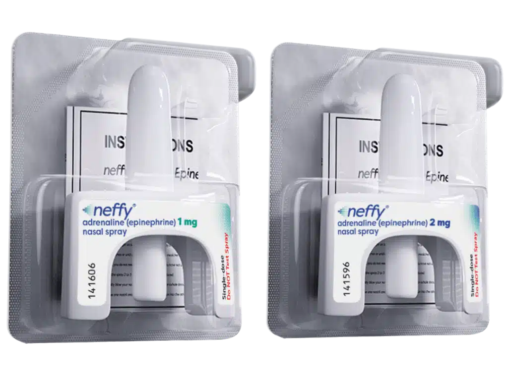 Neffy - nasal spray for anaphylaxis