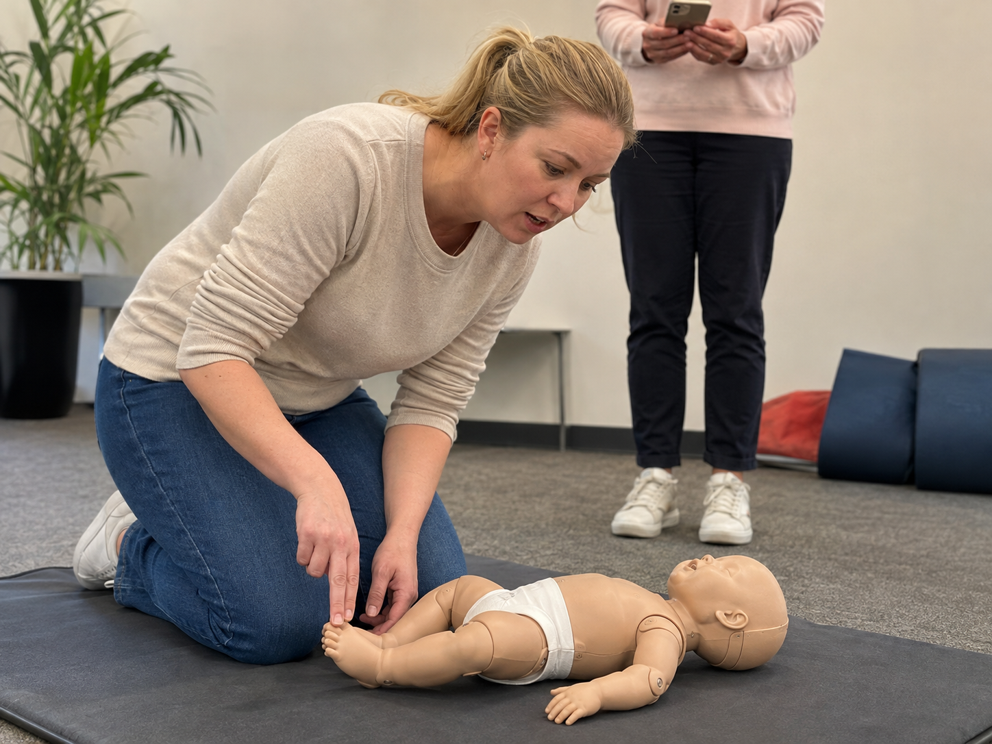 CPR on babies and infants