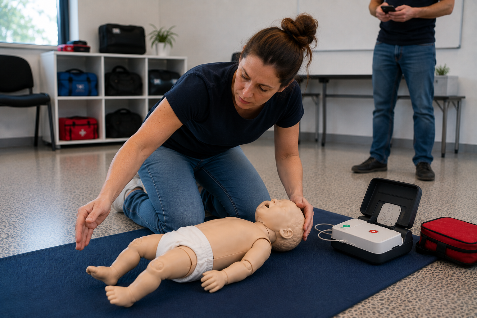 Learn infant first aid